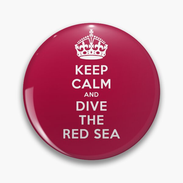 Item preview, Keep Calm and Dive the Red Sea retro dark red designed and sold by Twenty Twenty Visions.