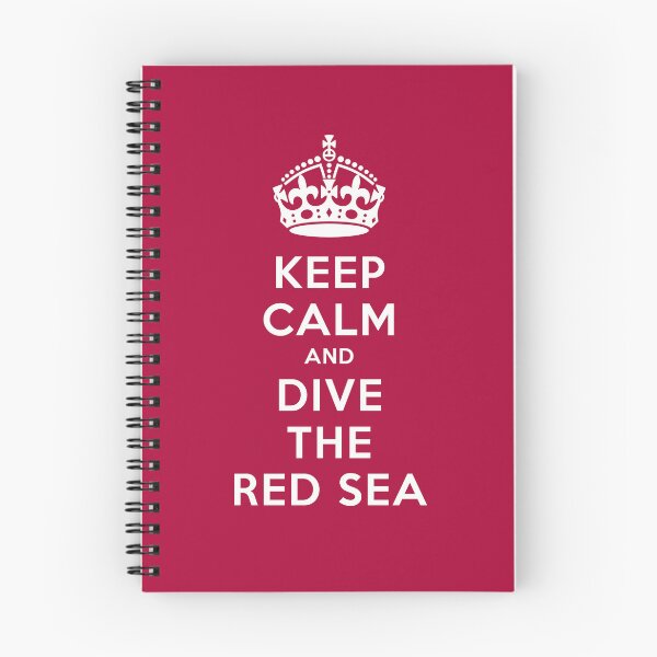Item preview, Keep Calm and Dive the Red Sea retro dark red designed and sold by Twenty Twenty Visions.