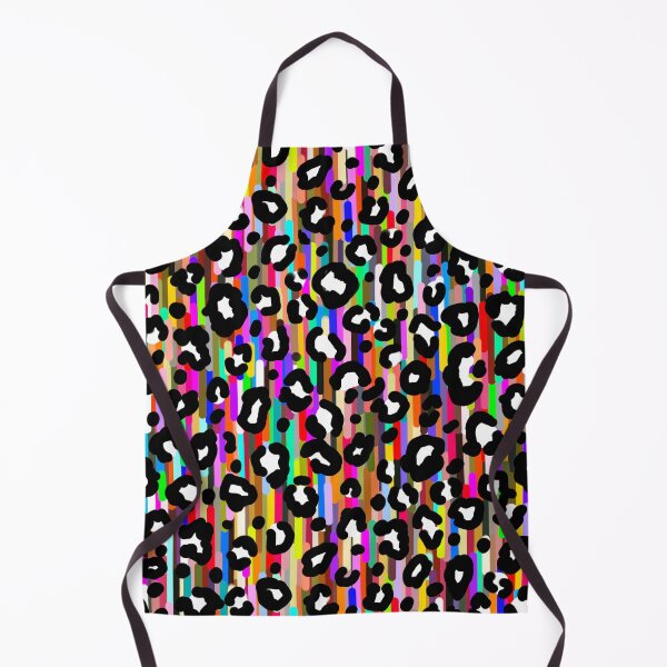 Item preview, Cheetah Print on Multicolor Stripes designed and sold by missdebi27.