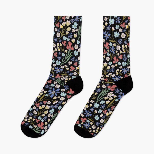 Item preview, Folk Floral - Black designed and sold by KBurnsArt.