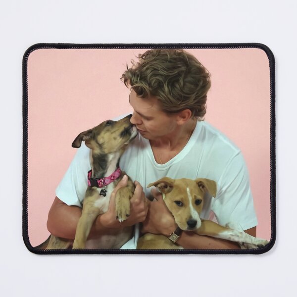 Aperçu de l'œuvre austin butler elvis deux chiot créée et vendue par JackProfit.