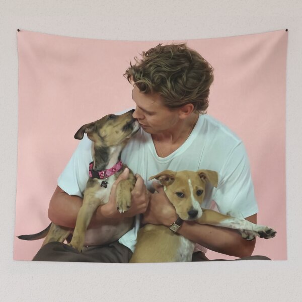Item preview, austin butler elvis two puppy designed and sold by JackProfit.