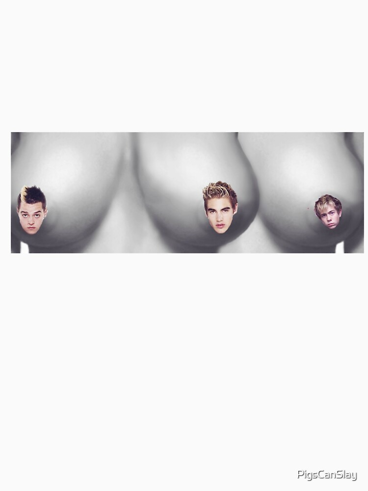 triple breasted women swim around town by PigsCanSlay