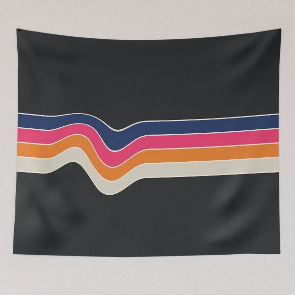 Item preview, Vintage Retro Stripes 70s Color Pattern designed and sold by ind3finite.