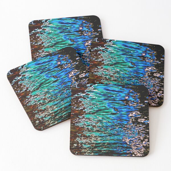 Item preview, Rippled Reality: Green and Blue designed and sold by George  Buid.