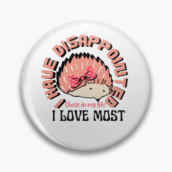 Item preview, Hedgehog Disappointed designed and sold by leftyconceptops.