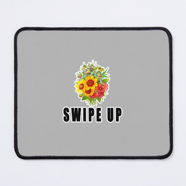 Item preview, Swipe Up Arrow Button Flowers designed and sold by PodiShawna.