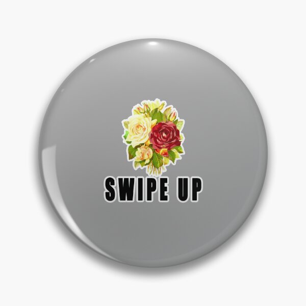 Item preview, Swipe Up Button Flower Bouquet designed and sold by PodiShawna.