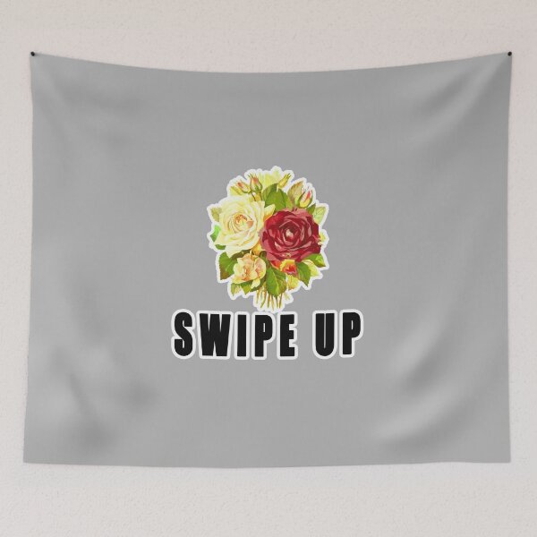 Item preview, Swipe Up Button Flower Bouquet designed and sold by PodiShawna.