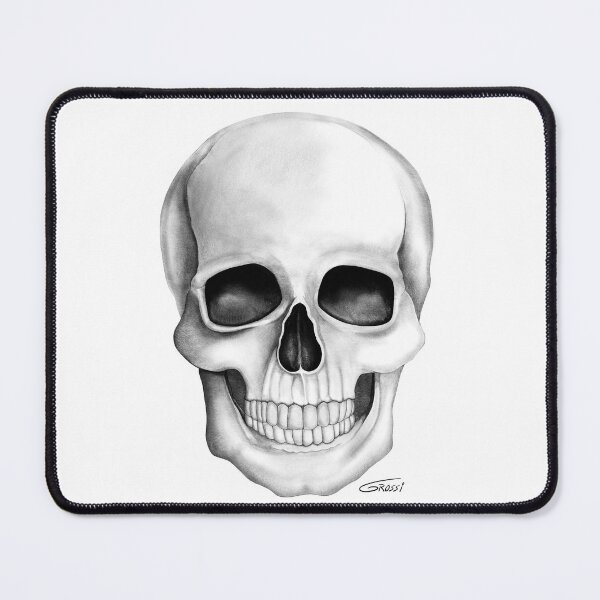 Item preview, Skull (White On White Background) designed and sold by GDGCreations.