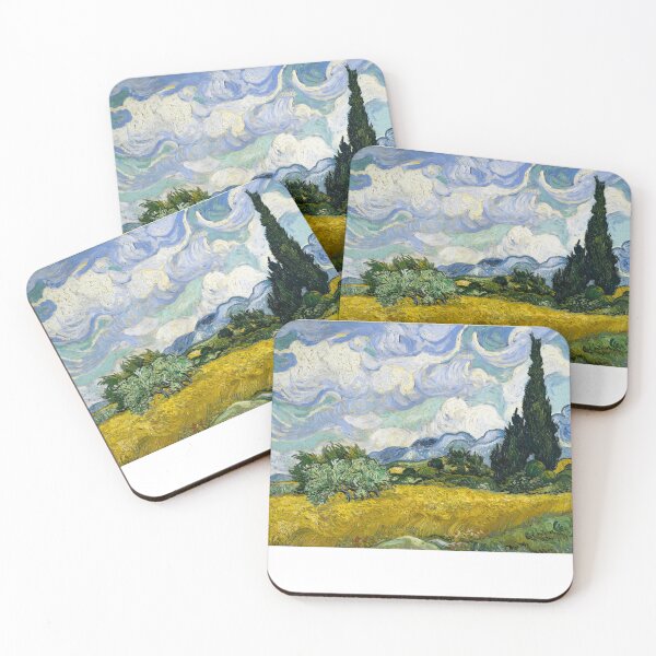 Item preview, Wheat Fields with Cypress designed and sold by CreativeBuck.