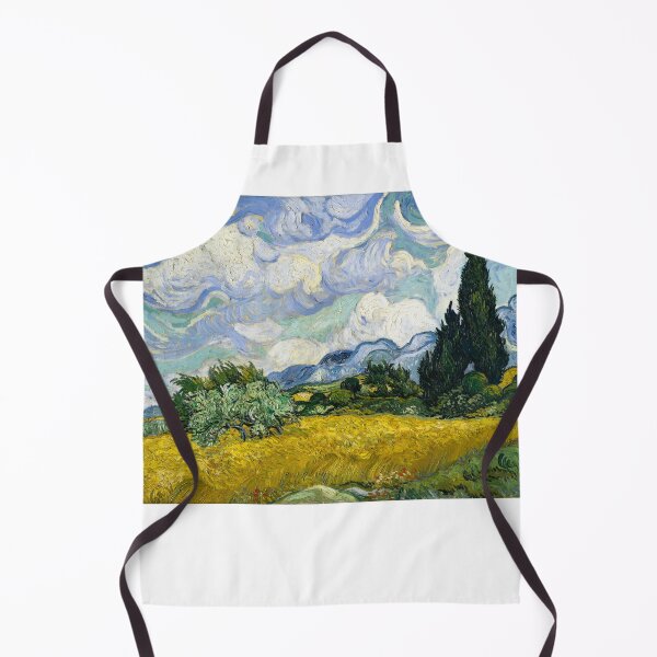 Item preview, Wheat Fields with Cypress designed and sold by CreativeBuck.