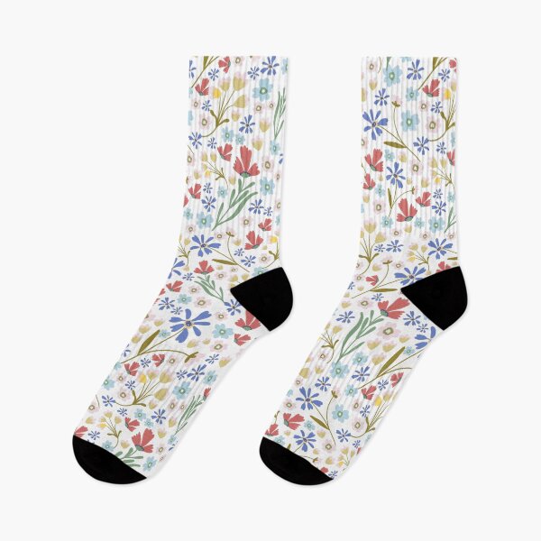 Item preview, Folk Floral - White designed and sold by KBurnsArt.