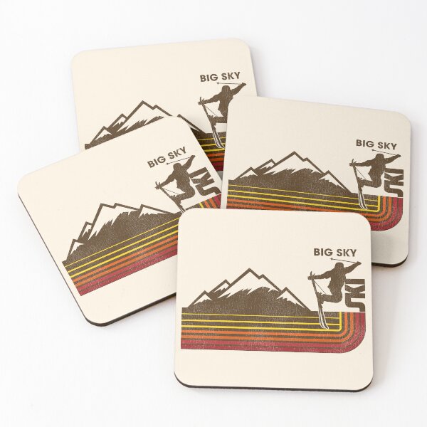 Item preview, Retro Big Sky 70s/80s Style Skiing Stripe designed and sold by ourkid.