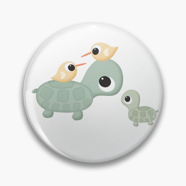 Artikelvorschau, Kawaii Schildkröten mit Vogelfreunden entworfen und verkauft von darklanterndsn.