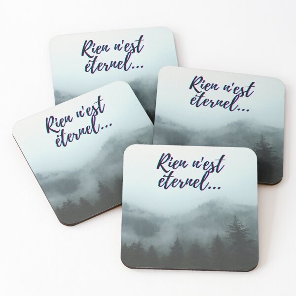 Item preview, Nothing lasts forever - popular french quotes theme gifts  designed and sold by RebelliousRosee.
