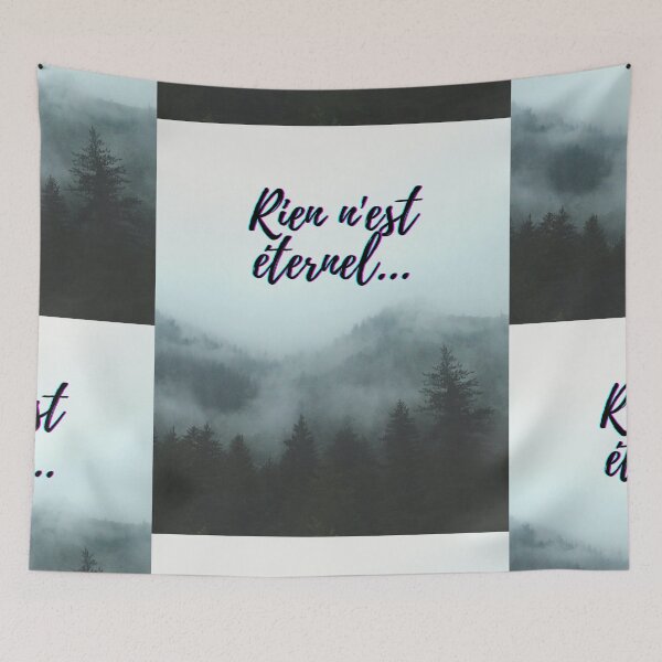Item preview, Nothing lasts forever - popular french quotes theme gifts  designed and sold by RebelliousRosee.