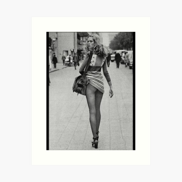 Die Frau von Helmut Newton Kunstdruck