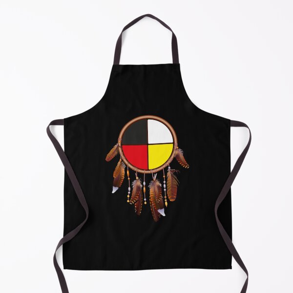 Item preview, Native American-medicine wheel-dreamcatcher designed and sold by nativeStor.