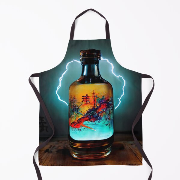 Item preview, Japanese Futuristic Lightning Whisky designed and sold by 2Piglets.