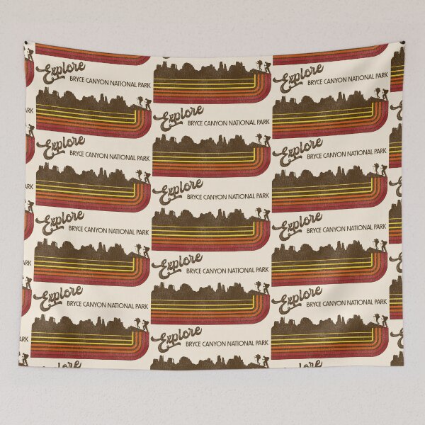 Item preview, Explore Bryce Canyon National Park Retro 70s/80s Stripe designed and sold by ourkid.