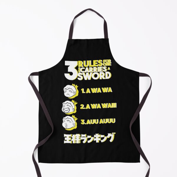 Item preview, RANKING OF KINGS 3 RULES FOR ONE WHO CARRIES A SWORD (BLACK)  designed and sold by StevenKin25260.