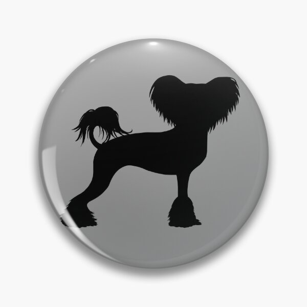 Item preview, Black Chinese Crested Silhouette(s) designed and sold by Jenn Inashvili.