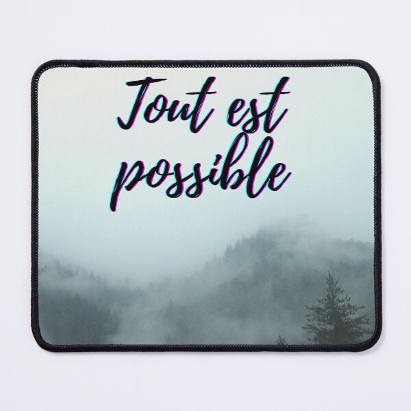 Item preview, Anything is possible - popular french quotes theme gifts designed and sold by RebelliousRosee.