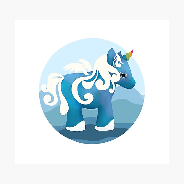 Magic Unicorn Photographic Print