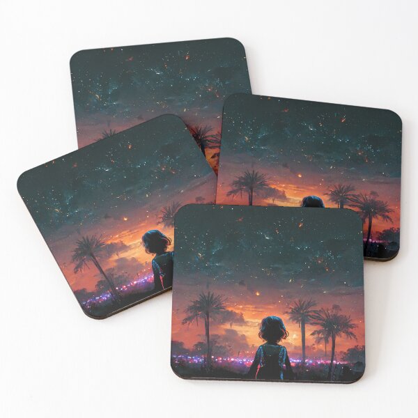 Item preview, Futursitic Girl On Tropical Planet designed and sold by 2Piglets.