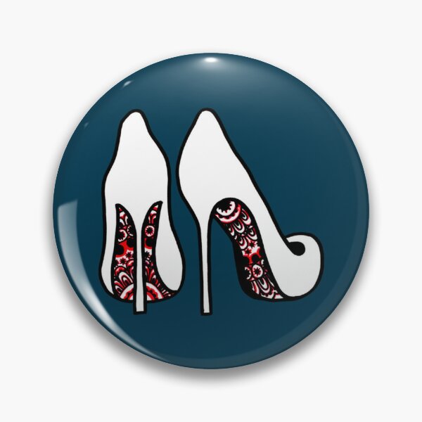 Louboutin Pins Buttons for Sale | Redbubble
