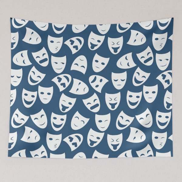 Item preview, Mask w/ Different Emotions Pattern designed and sold by Freid.