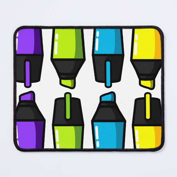 Item preview, Criss-Cross Row of Open Highlighters designed and sold by GoobyCloud.