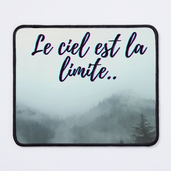 Item preview, Sky is not the limit - popular french quotes theme gifts  designed and sold by RebelliousRosee.