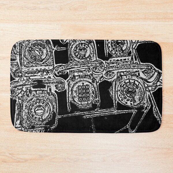 Item preview, Vintage retro rotary phones abstract by Iritof designed and sold by iritof.