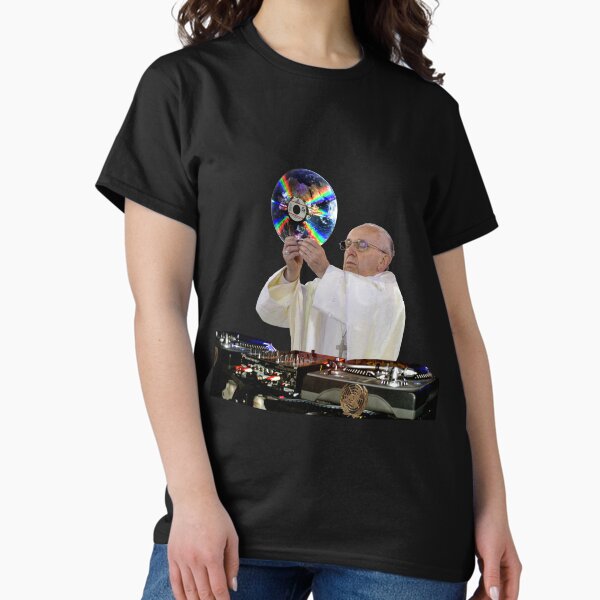 Item preview, DJ Earth Pope Francis, EDM Holy Father designed and sold by worn.