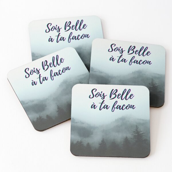 Item preview, Be beautiful in your own way - popular French quotes theme gifts  designed and sold by RebelliousRosee.