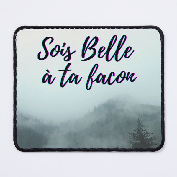 Item preview, Be beautiful in your own way - popular French quotes theme gifts  designed and sold by RebelliousRosee.