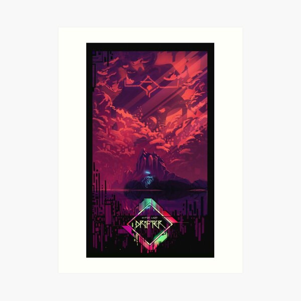 Hyper light Art Print