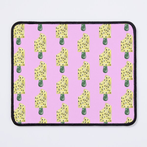 Item preview, Yellow Watermelon Popsicle With Pink Background designed and sold by missmann.