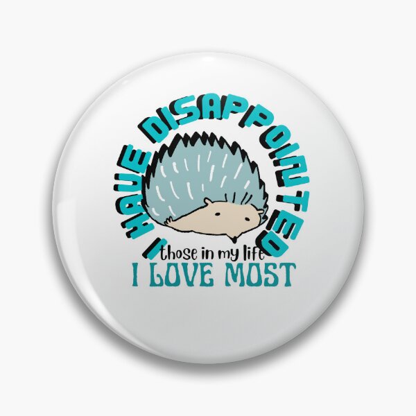 Item preview, Hedgehog Disappointed designed and sold by leftyconceptops.