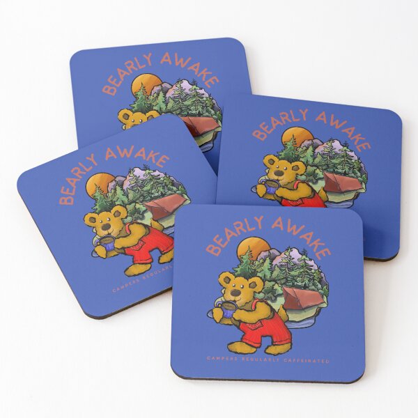 Item preview, Bearly Awake Campers Regularly Caffeinated  designed and sold by CampK80.