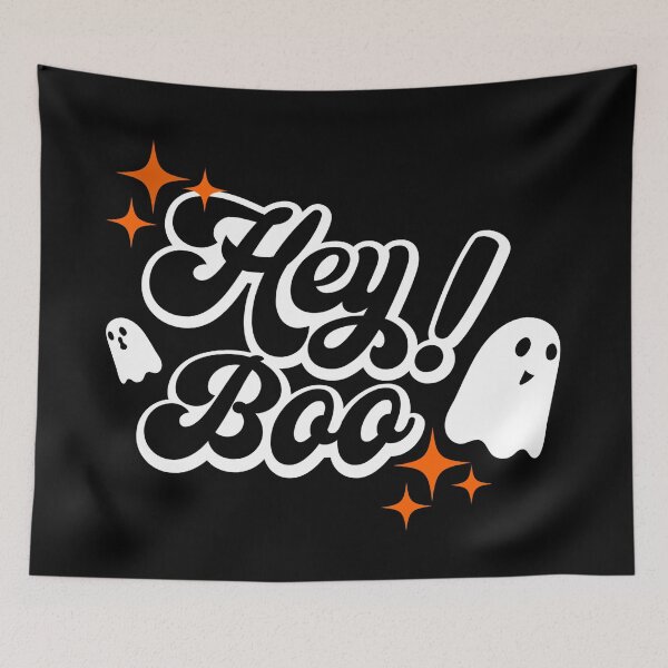 Item preview, Hey Boo | Fun Retro Halloween designed and sold by DevlynnDesigns.