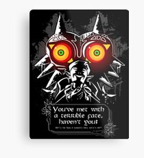Majoras Mask - Meeting With a Terrible Fate Metal Print