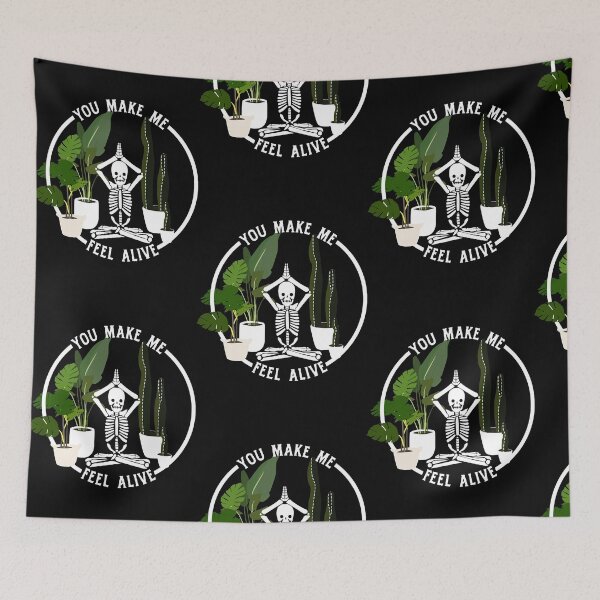 Item preview, plants make me feel alive yoga version  designed and sold by TammyWrig14399.