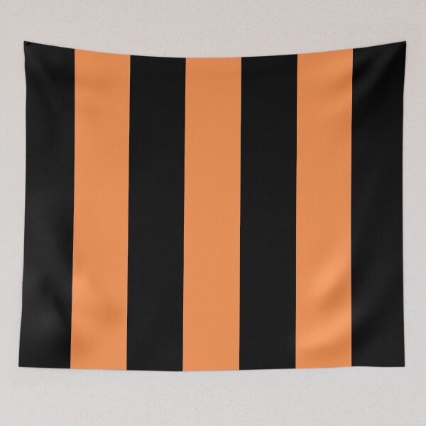 Item preview, Orange and black striped line blocks designed and sold by Designs24U.