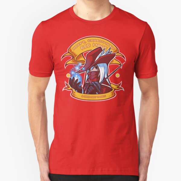 Adept, Charismatic Red Mage Slim Fit T-Shirt