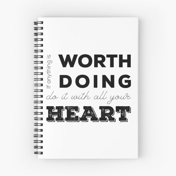 Item preview, If anything is worth doing, do it with all your heart designed and sold by JenTrinhArt.