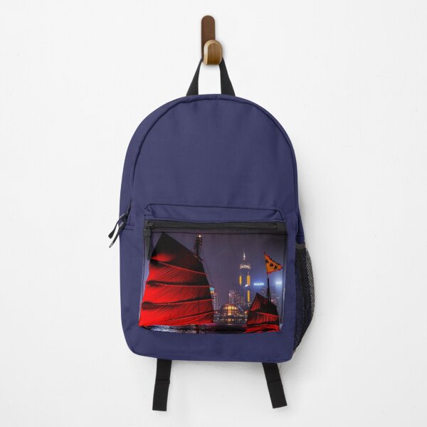 Item preview, MARITIME #6 - Red Junk Sails at Hong Kong Harbor at Nighttime designed and sold by DEL-Productions.