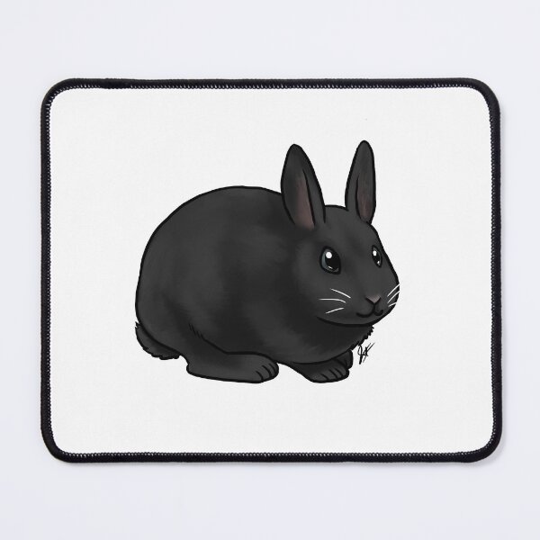 Item preview, Netherland Dwarf Rabbit - Black designed and sold by Jennifer Stolzer.